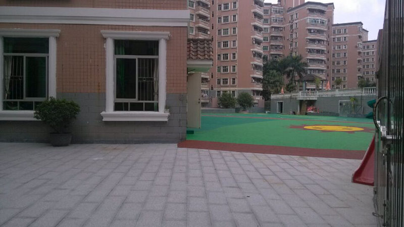 银泉幼儿园园内一角